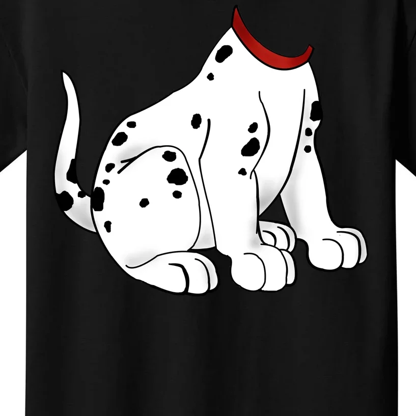 Dalmatian Costume Halloween Dog Kids T-Shirt