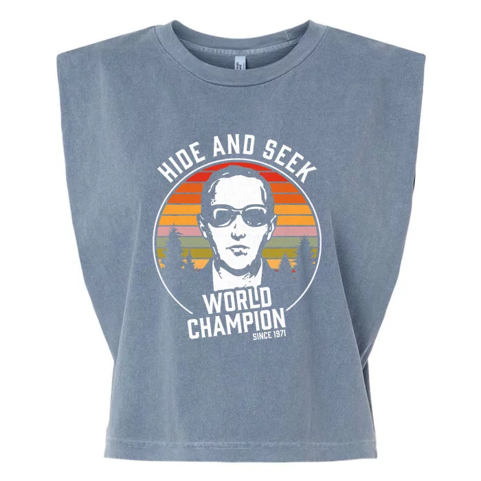 DB Cooper Hide And Seek World Champion Garment-Dyed Women's Muscle Tee