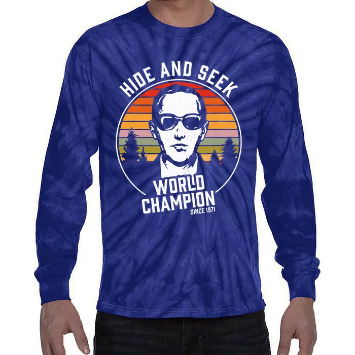 DB Cooper Hide And Seek World Champion Tie-Dye Long Sleeve Shirt