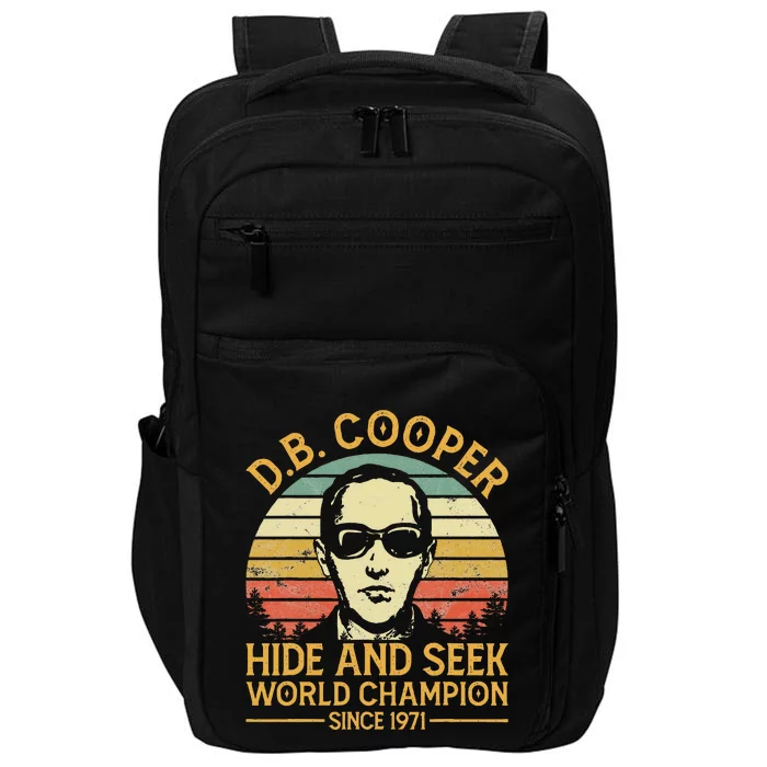 D.B. Coopers Hide And Seek Champion Since 1971 Db Cooper Impact Tech Backpack