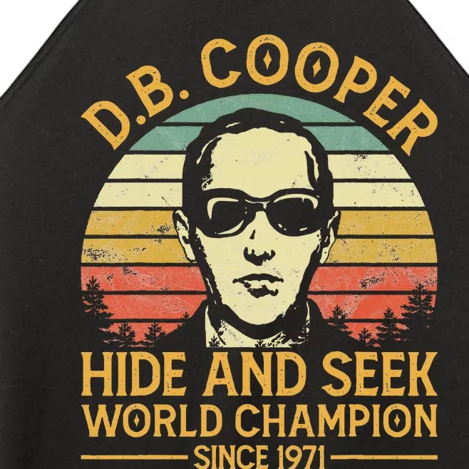 D.B. Coopers Hide And Seek Champion Since 1971 Db Cooper Women’s Perfect Tri Rocker Tank