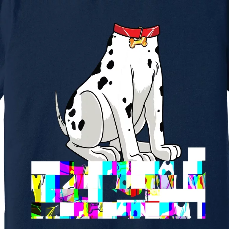 Dalmatian Costume Halloween Dog Print Men Women Premium T-Shirt