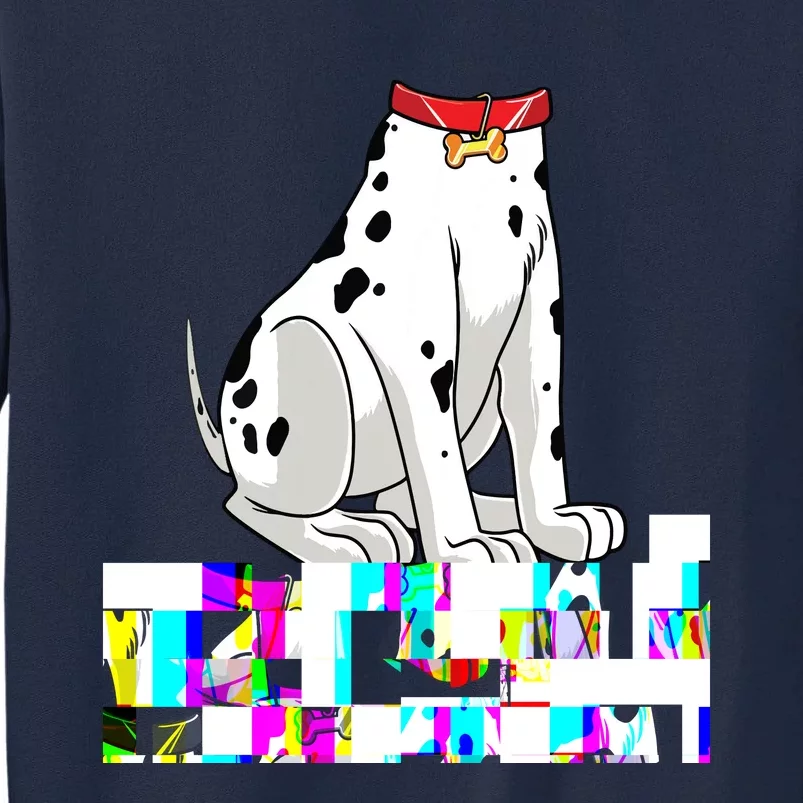 Dalmatian Costume Halloween Dog Print Men Women Tall Sweatshirt