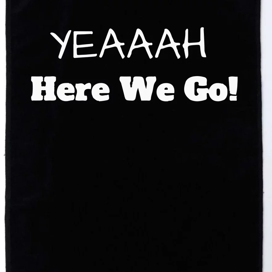 Dallas Cowboy Here We Go Football Platinum Collection Golf Towel