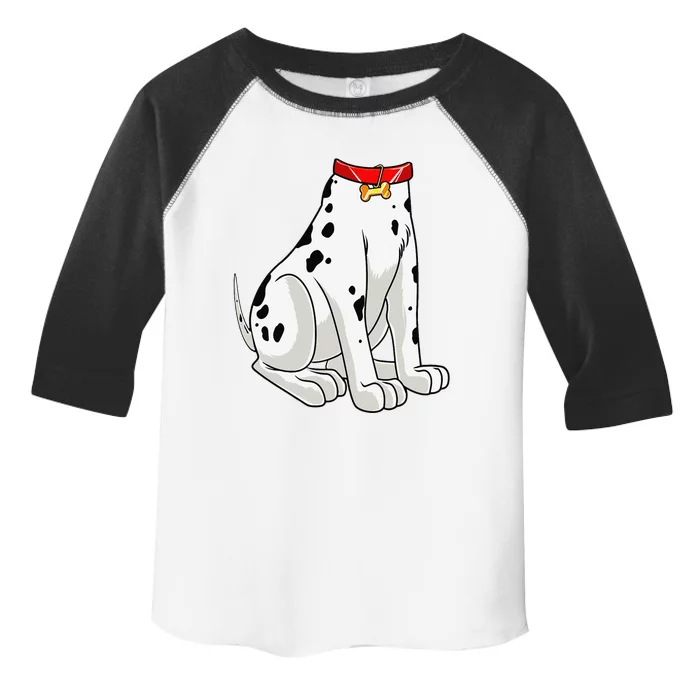 Dalmatian Costume Halloween Dog Print Funny Funny Toddler Fine Jersey T-Shirt