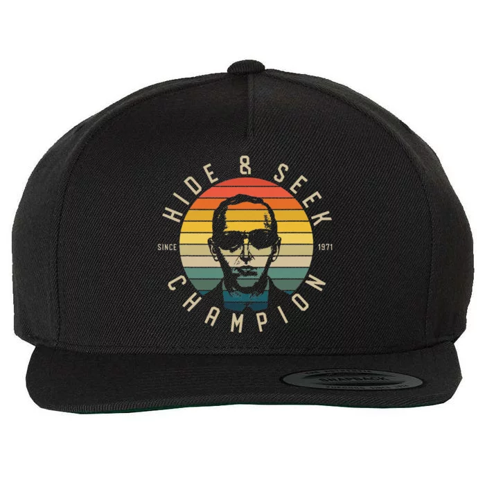 Db Cooper Hide And Seek Champion 1971 Retro Skyjacking Heist Wool Snapback Cap