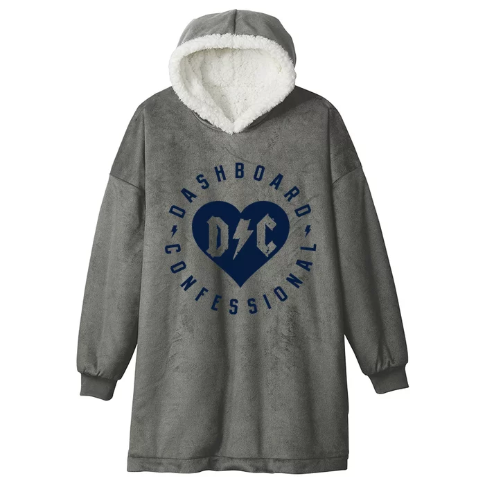 Dashboard Confessional Heart Badge Hooded Wearable Blanket