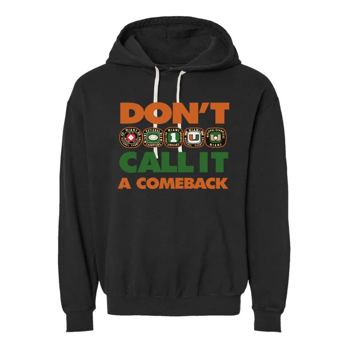 Dont Call It A Comeback Garment-Dyed Fleece Hoodie