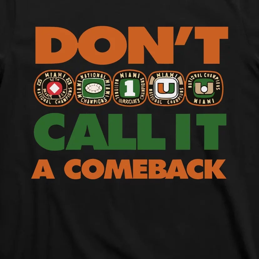 Dont Call It A Comeback T-Shirt