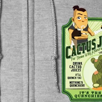 Drink Cactus Juice Full Zip Hoodie