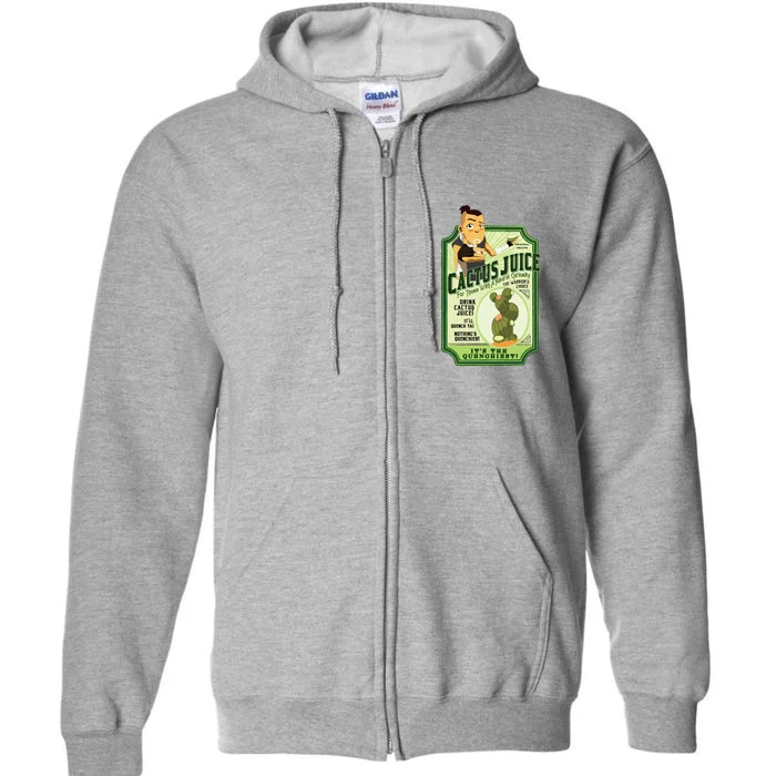 Drink Cactus Juice Full Zip Hoodie