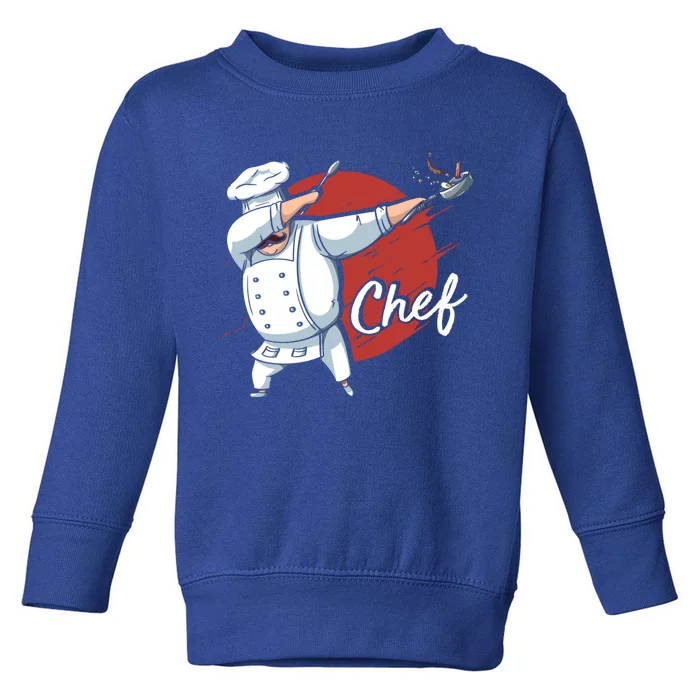 Dabbing Chef Japan Flag Chef Cook Cool Gift Toddler Sweatshirt