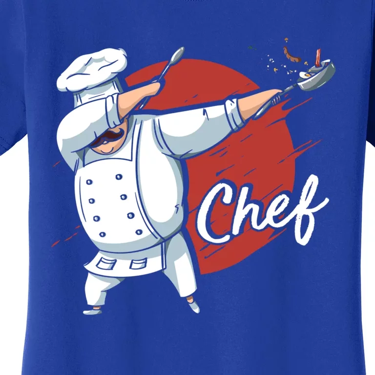 Dabbing Chef Japan Flag Chef Cook Cool Gift Women's T-Shirt