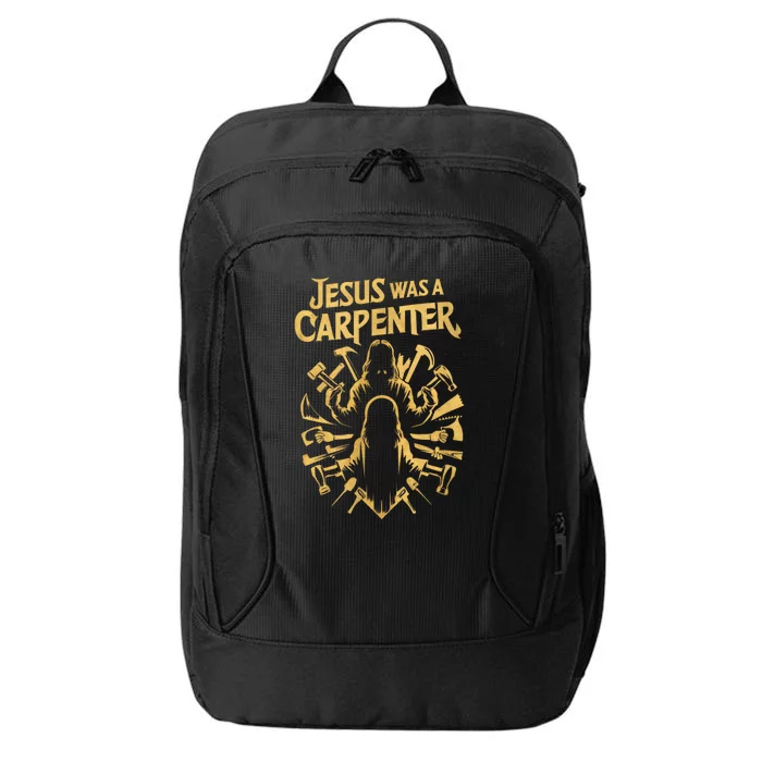 Divine Craftsman: Jesus Was A Carpenter City Backpack