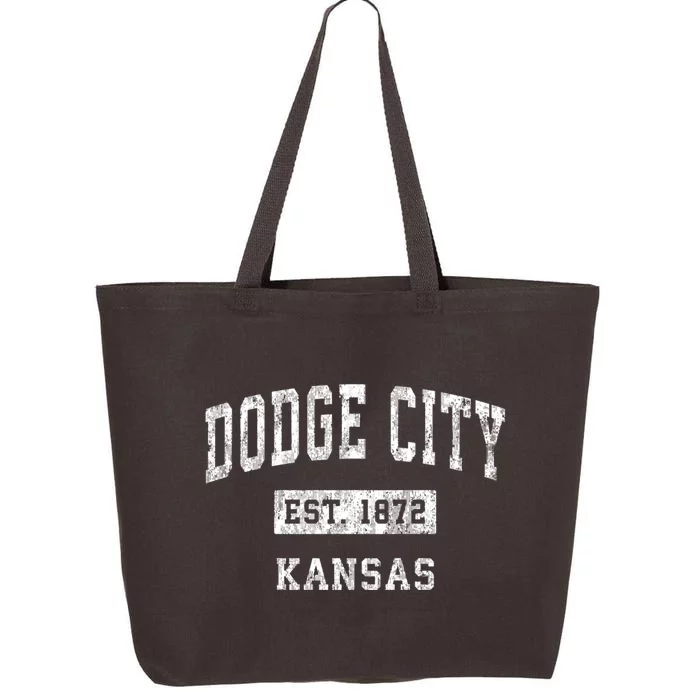 Dodge City Kansas Ks Vintage Sports 25L Jumbo Tote