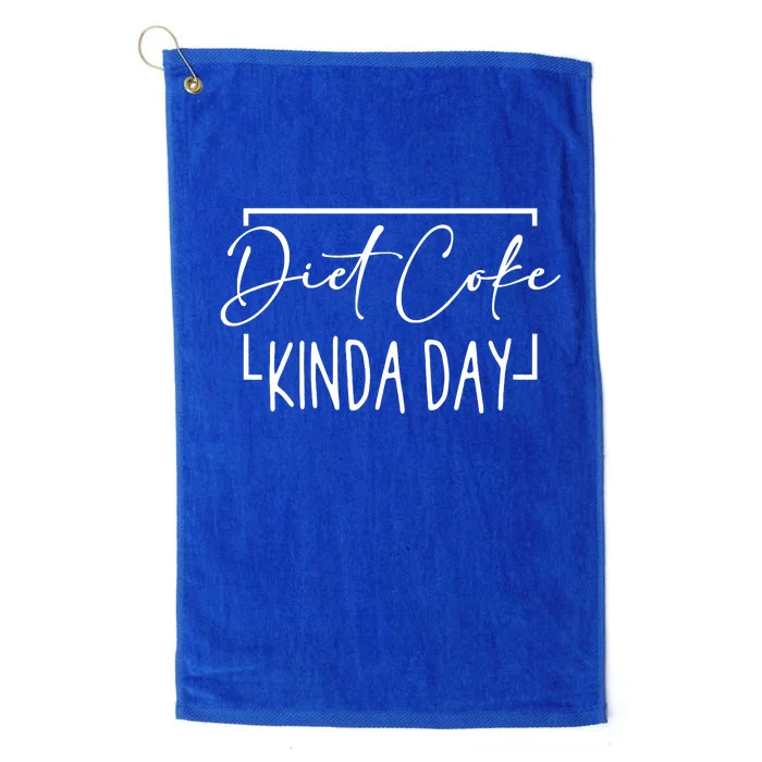 Diet Cooke Kinda Day Fitness Lose Weight Platinum Collection Golf Towel