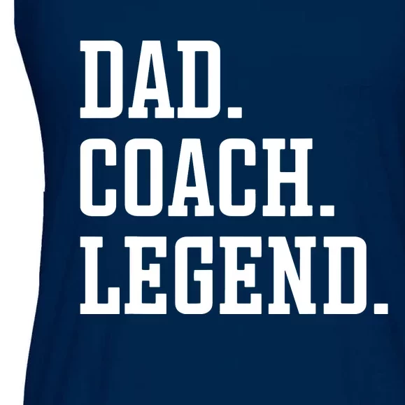 Dad Coach Legend Coach Dad Ladies Essential Flowy Tank