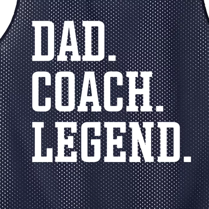 Dad Coach Legend Coach Dad Mesh Reversible Basketball Jersey Tank