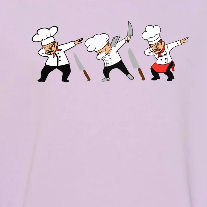 Dabbing Chef Lover Chief Cook Culinary Cool Gift Garment-Dyed Sweatshirt