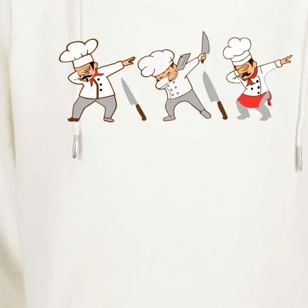 Dabbing Chef Lover Chief Cook Culinary Gift Womens Funnel Neck Pullover Hood