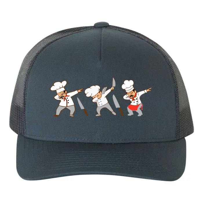 Dabbing Chef Lover Chief Cook Culinary Gift Yupoong Adult 5-Panel Trucker Hat