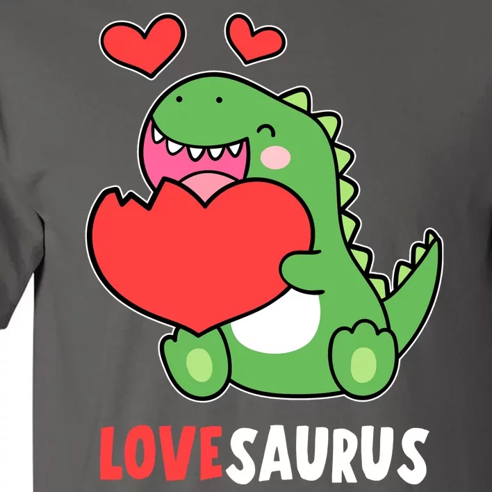 Dinosaur Cute LoveSaurus Valentines Day Heart Tall T-Shirt