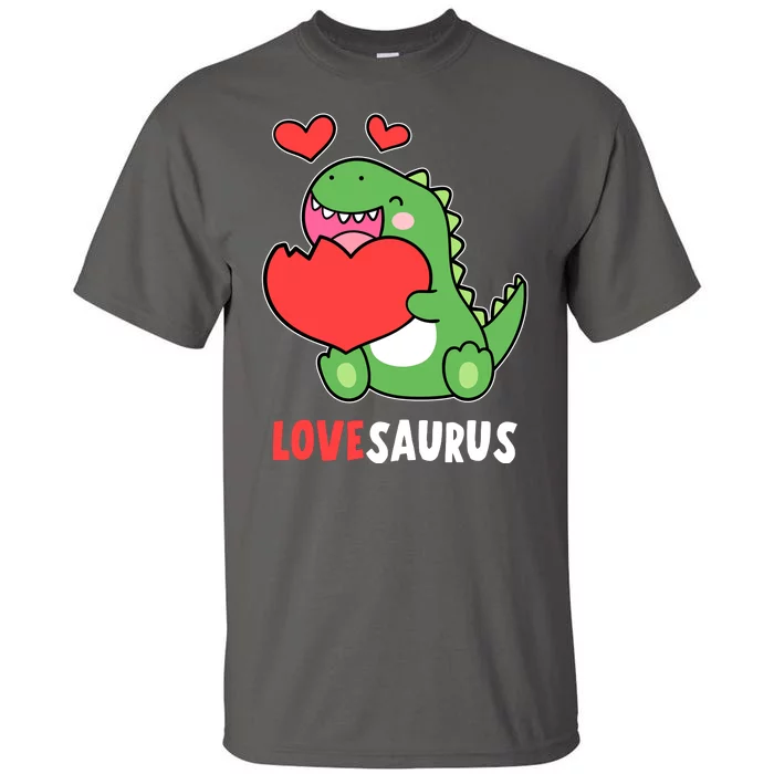 Dinosaur Cute LoveSaurus Valentines Day Heart Tall T-Shirt