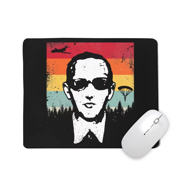 Db Cooper Lives Sketch Unsolved Mystery Urban Legend Rainbow Mousepad