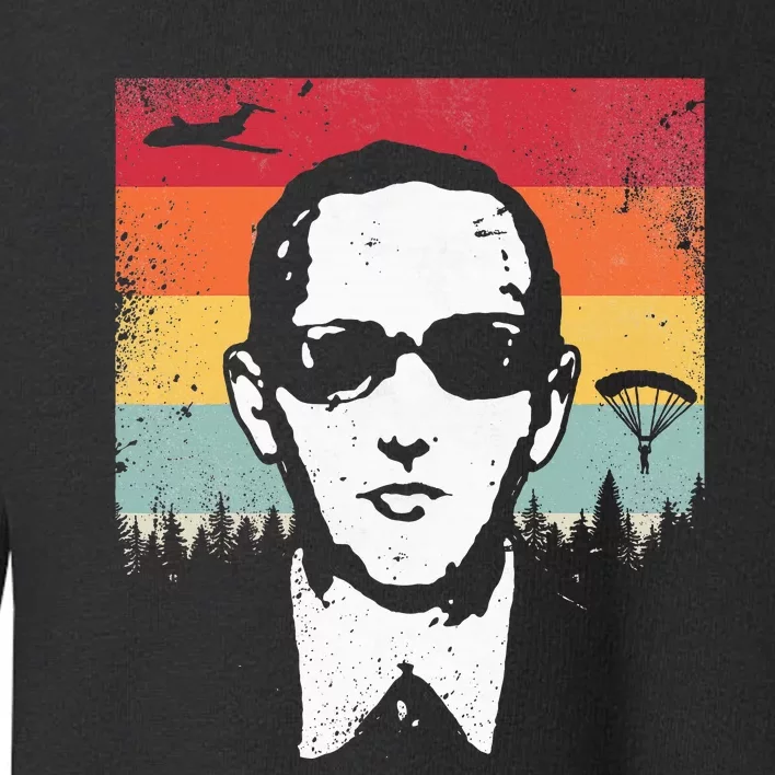 Db Cooper Lives Sketch Unsolved Mystery Urban Legend Rainbow Toddler Sweatshirt