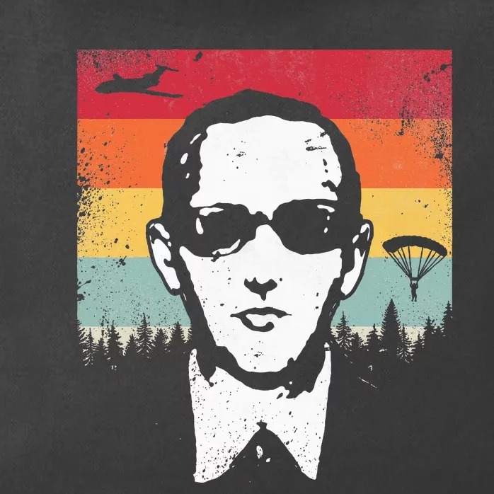 Db Cooper Lives Sketch Unsolved Mystery Urban Legend Rainbow Zip Tote Bag