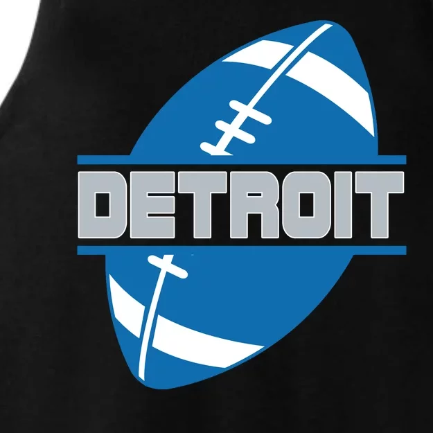 Detroit City Lions Sport Football Ladies Tri-Blend Wicking Tank