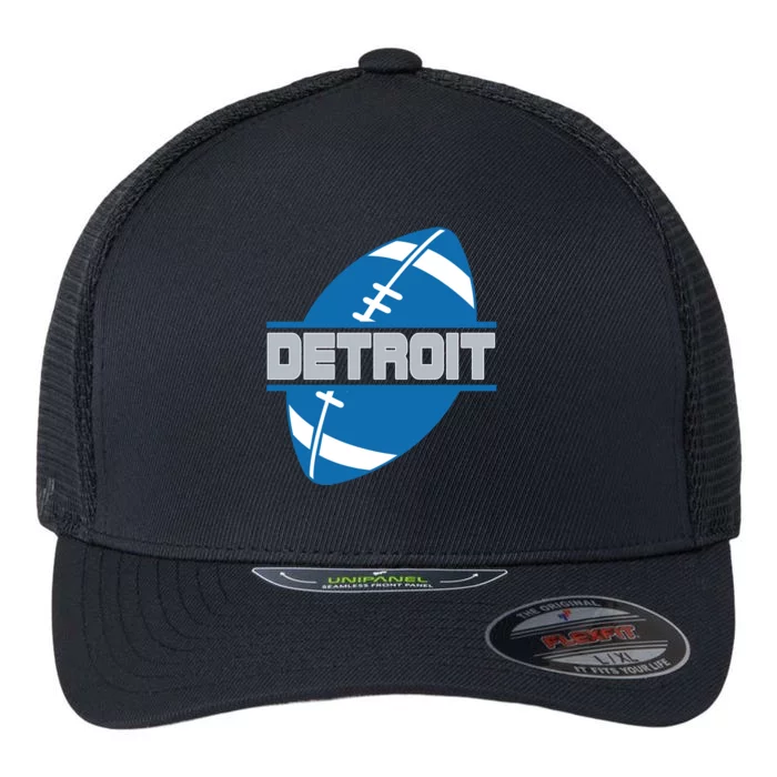 Detroit City Lions Sport Football Flexfit Unipanel Trucker Cap