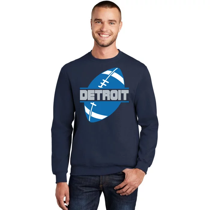 Detroit City Lions Sport Football Tall Sweatshirt