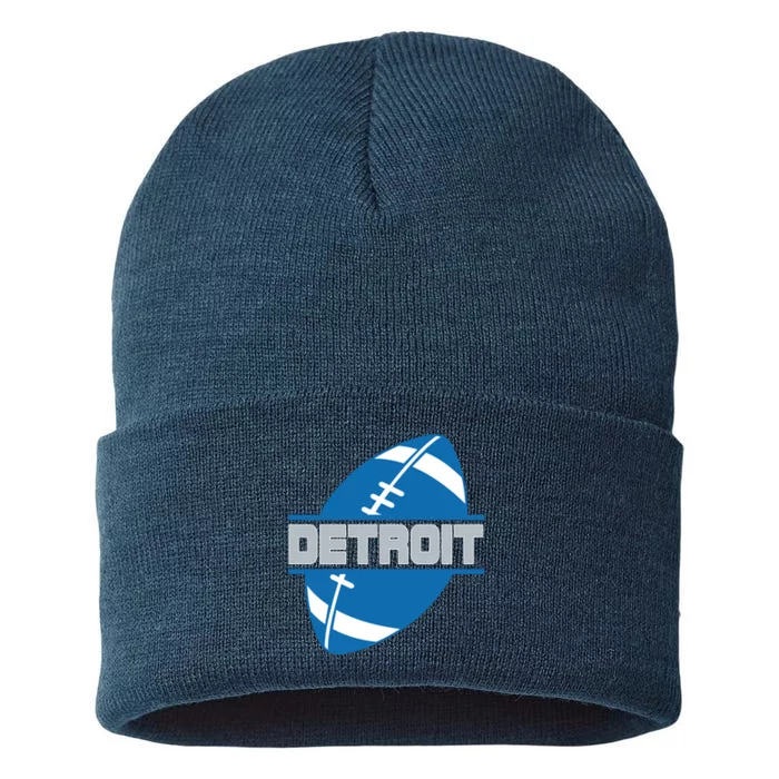 Detroit City Lions Sport Football Sustainable Knit Beanie