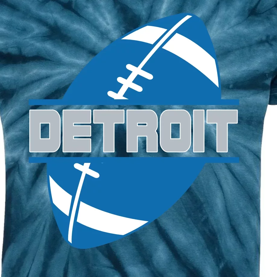 Detroit City Lions Sport Football Kids Tie-Dye T-Shirt