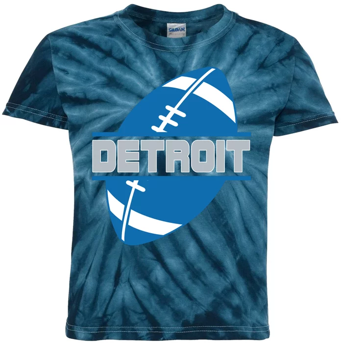 Detroit City Lions Sport Football Kids Tie-Dye T-Shirt