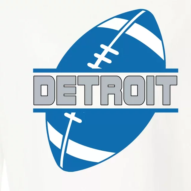 Detroit City Lions Sport Football Cropped Pullover Crew