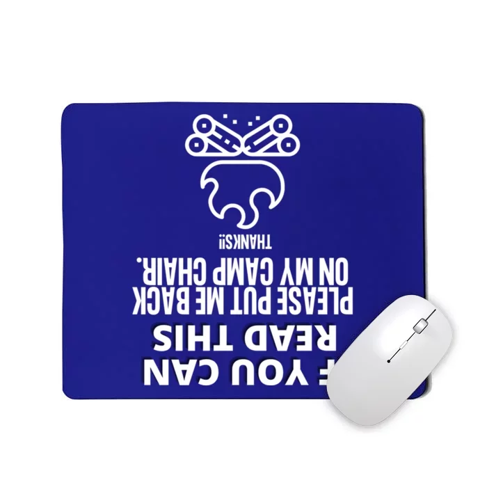 Drunk Camper Life Gift Mousepad