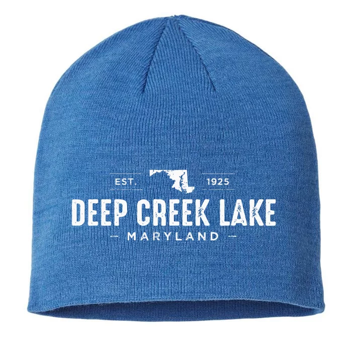 Deep Creek Lake Maryland 8 1/2in Sustainable Knit Beanie