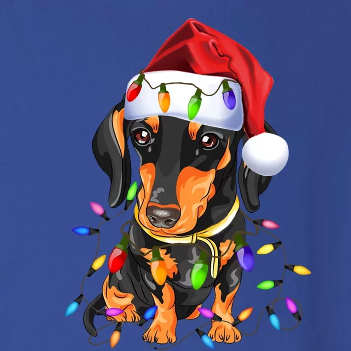 Dachshund Christmas Loves Led Gift Funny Gift Cute Dog Lovers Gift Toddler Long Sleeve Shirt