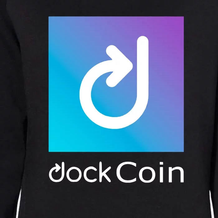 Dock Coin Logo Womens California Wash Sweatshirt