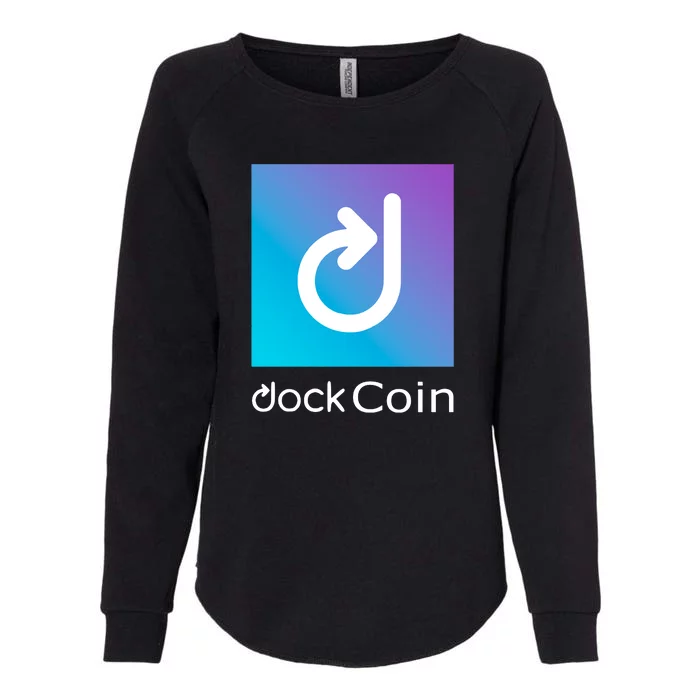 Dock Coin Logo Womens California Wash Sweatshirt