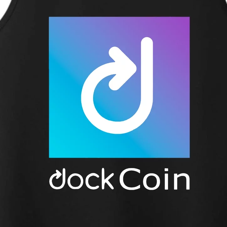 Dock Coin Logo Performance Tank