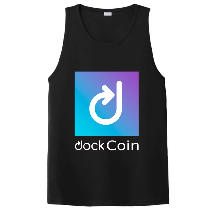 Dock Coin Logo Performance Tank