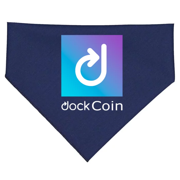 Dock Coin Logo USA-Made Doggie Bandana