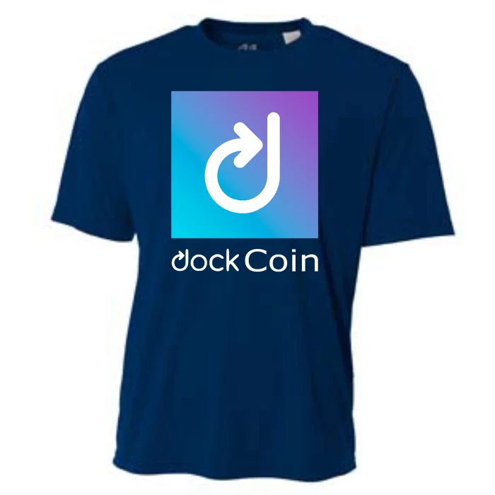 Dock Coin Logo Cooling Performance Crew T-Shirt