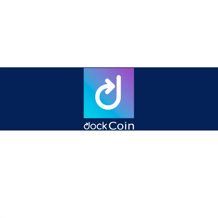 Dock Coin Logo Bumper Sticker