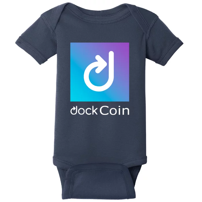 Dock Coin Logo Baby Bodysuit