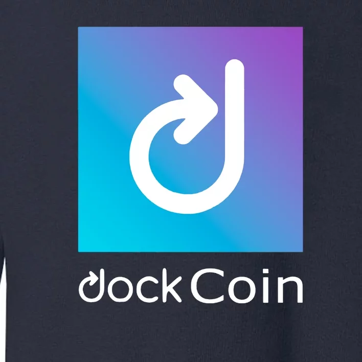 Dock Coin Logo Toddler Sweatshirt