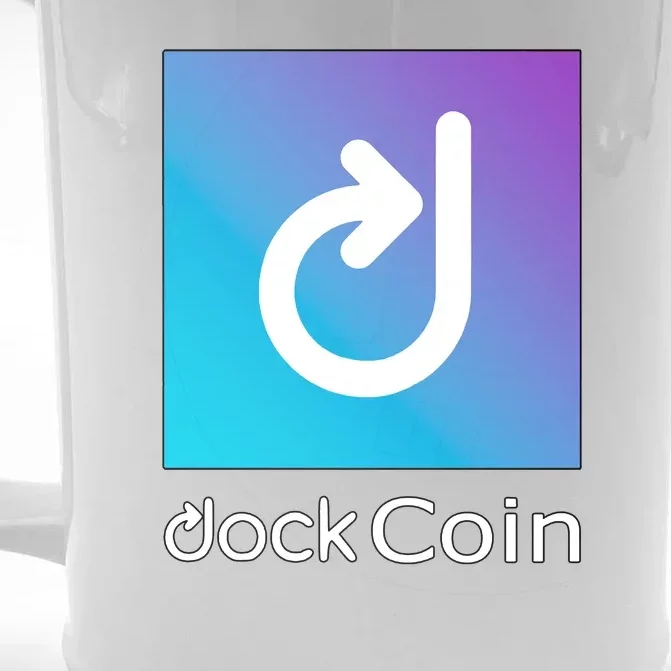 Dock Coin Logo Front & Back Beer Stein